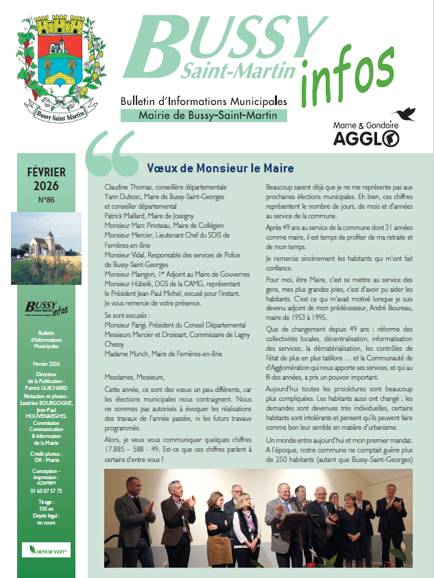 BUSSY INFOS N° 86 JPG