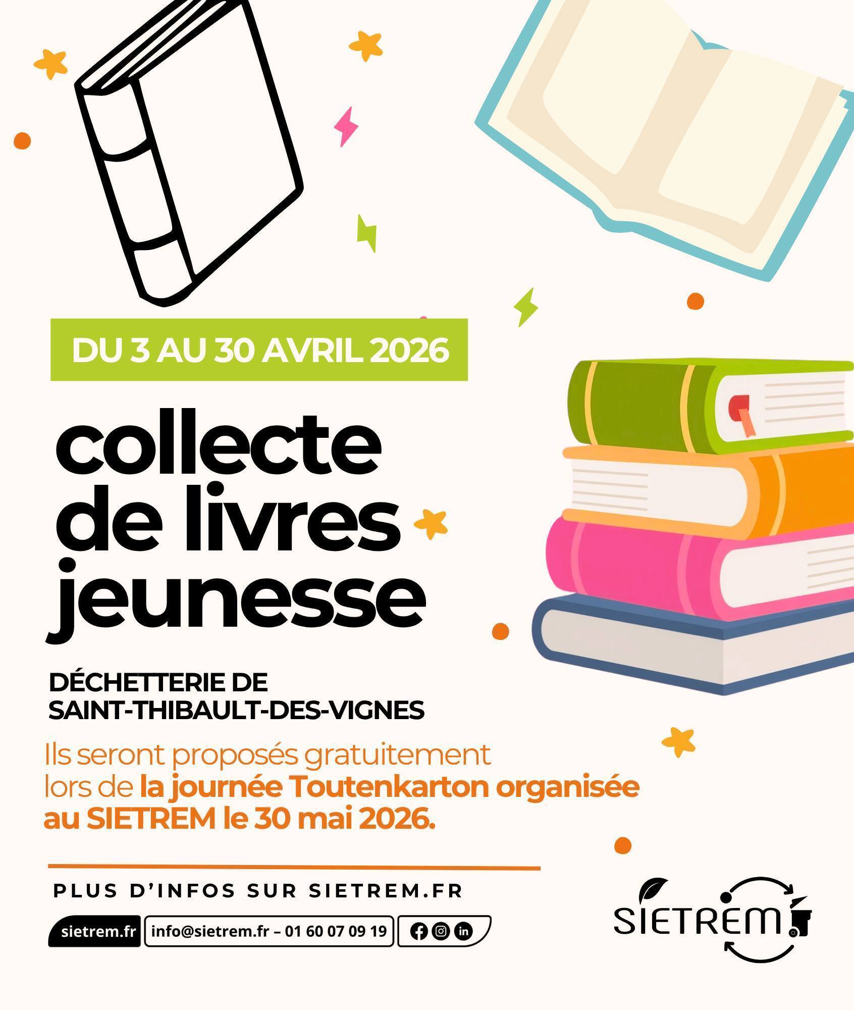 collecte de livres jeunesse