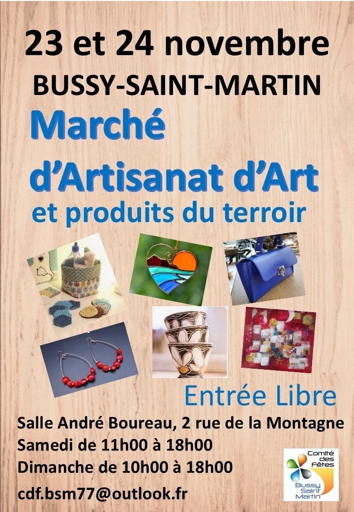 Marché d'artisanat d'art et produits du terroir